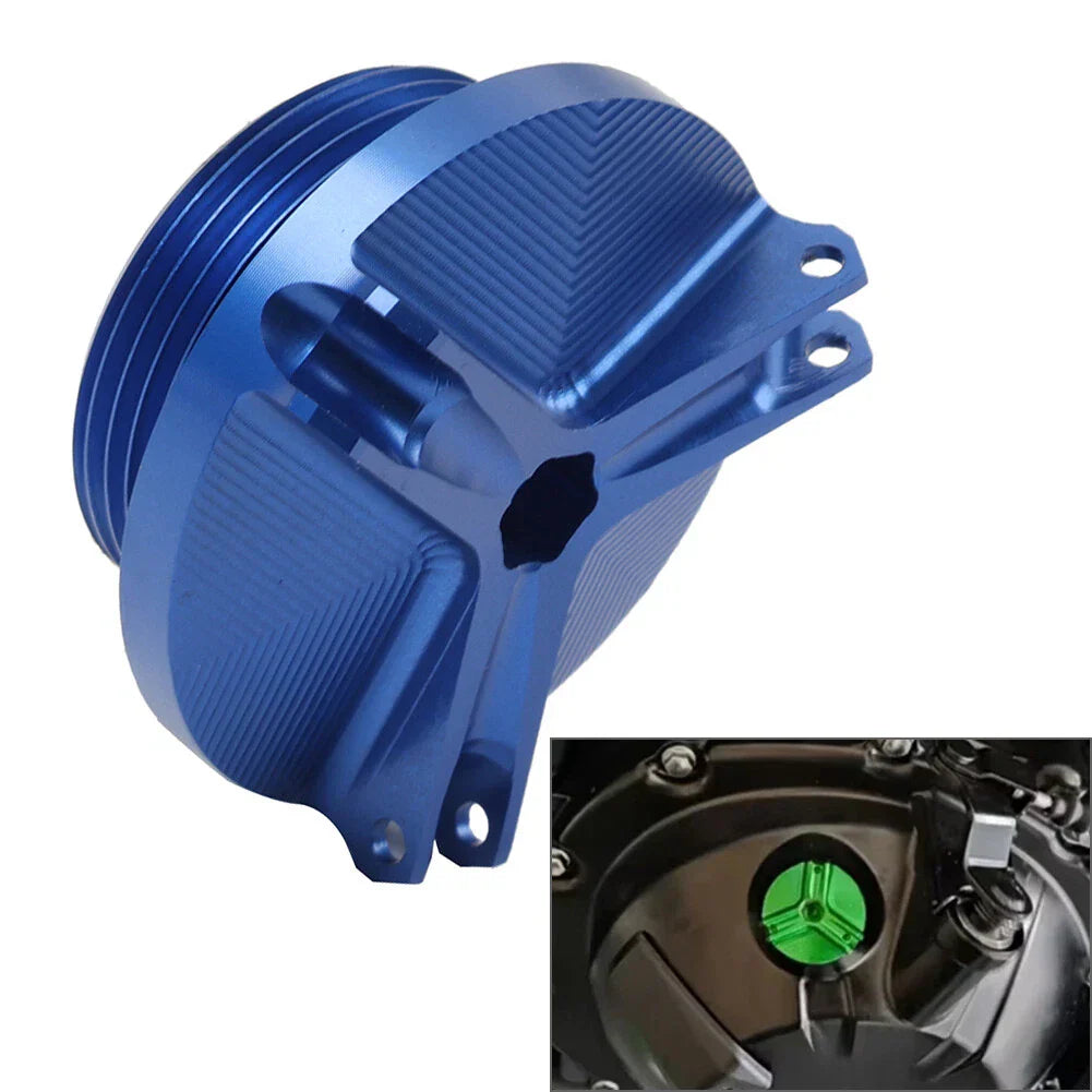 Blue Engine Oil Filler Cap Cover for Kawasaki Z750 ZX6R ZX636 ZX10R (2004-2023)