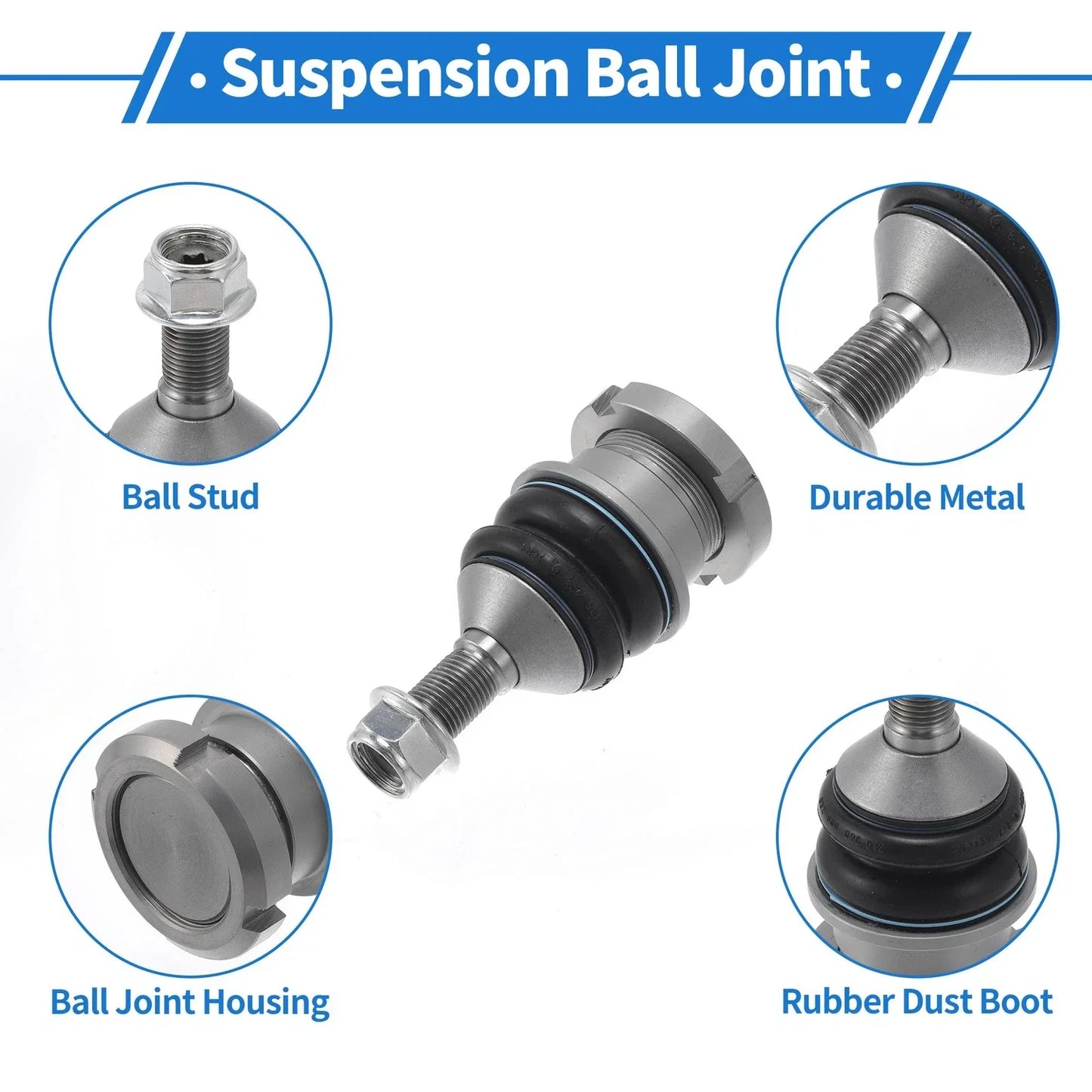 2 x Front Lower Ball Joints for Mercedes-Benz GL-CLASS (2005-2012)