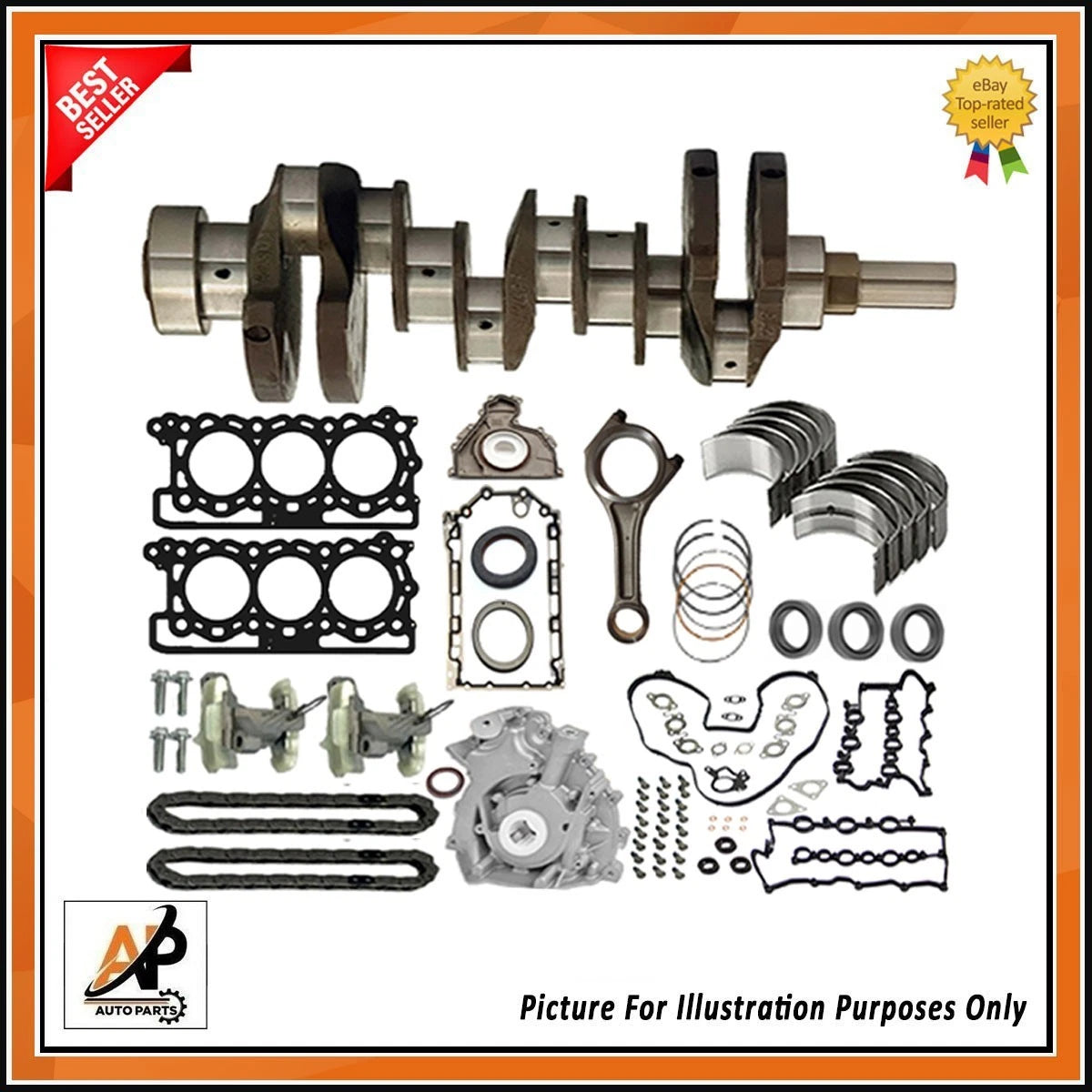Crankshaft Rebuild Kit Heavy Duty for Land Rover Range Rover 3.0 (2002–2012)