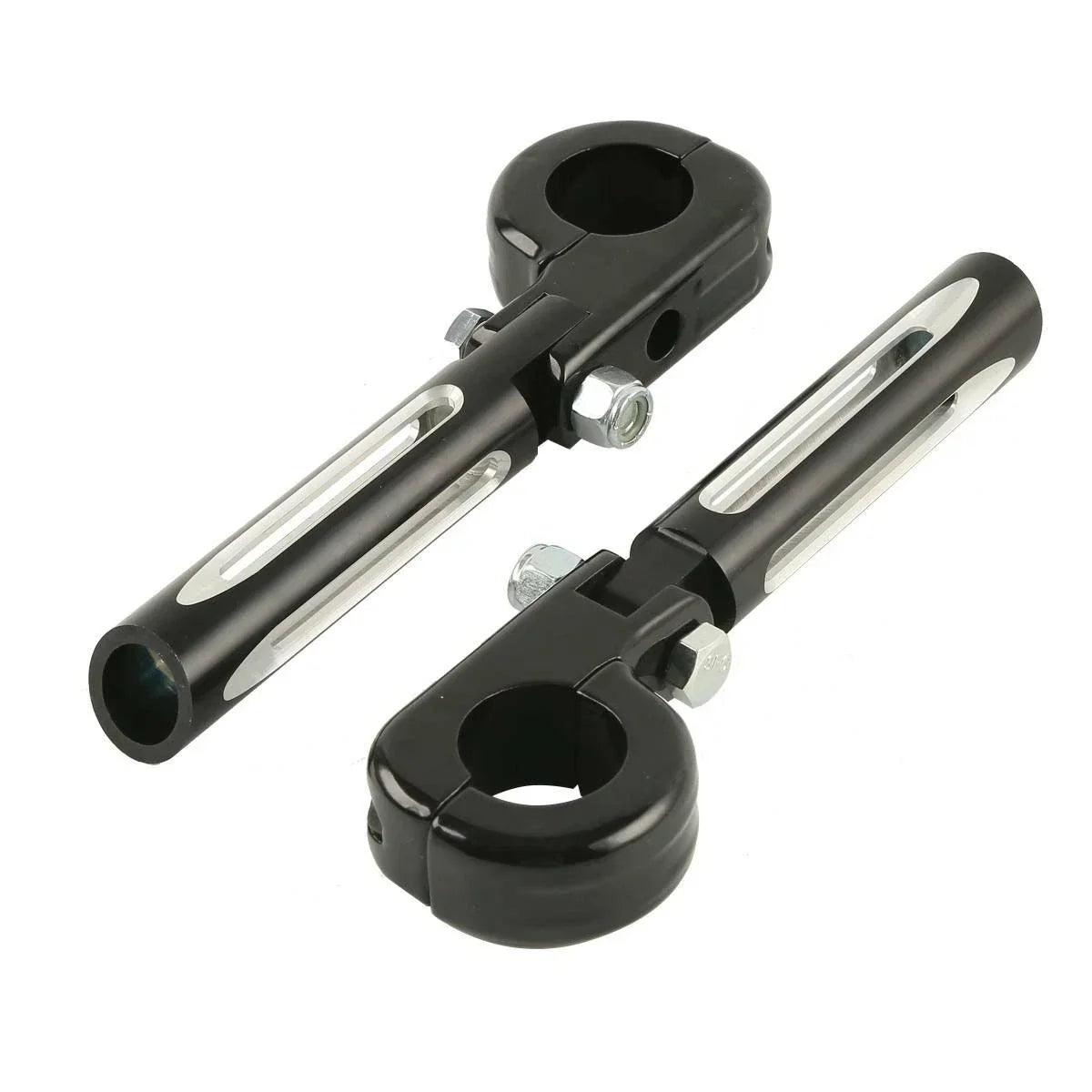 1 1/4 32mm Highway Bar Engine Guard Footpeg Mount for Harley Touring Black