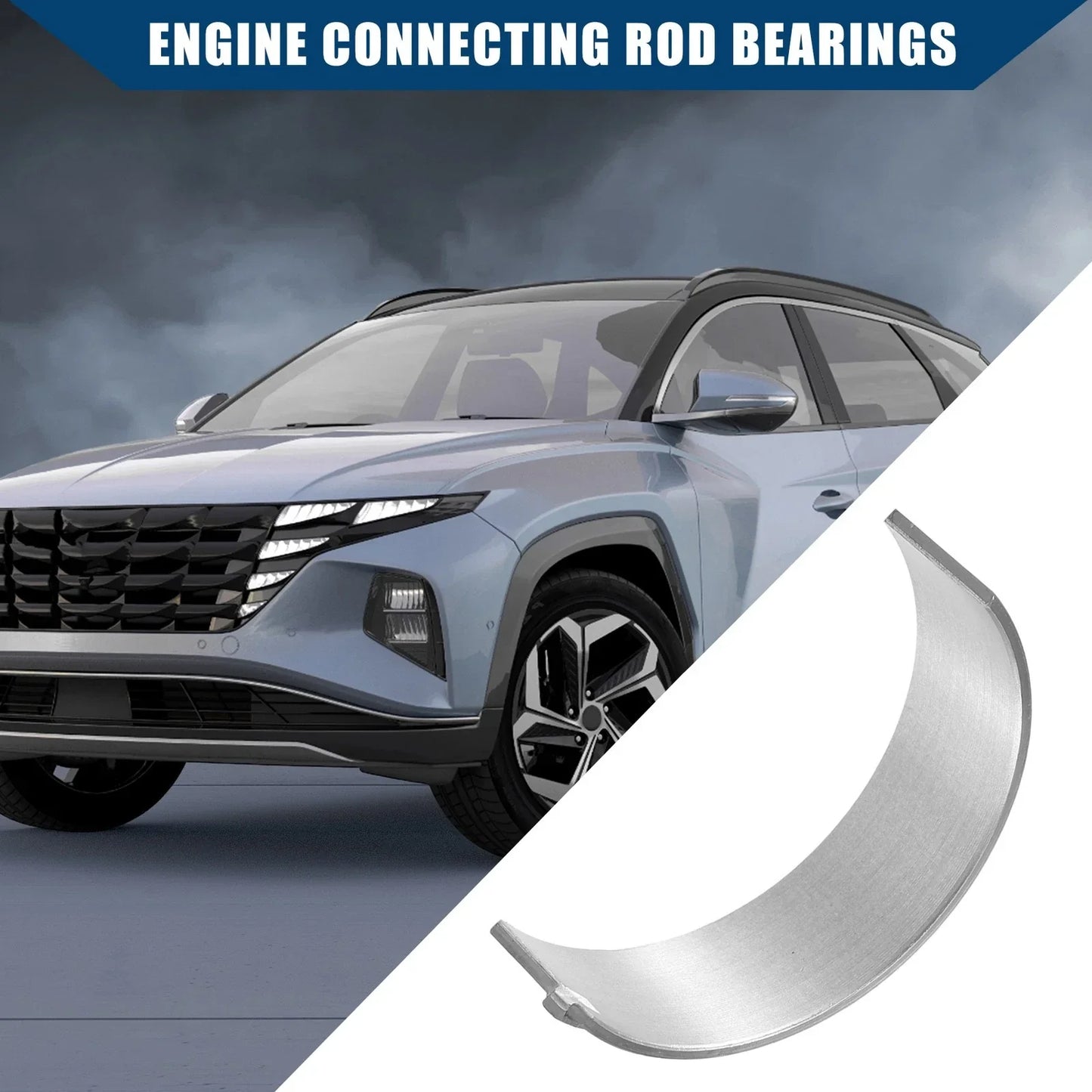 Set of 2 Car Connecting Rod Bearings for Hyundai Elantra (2014-2020)