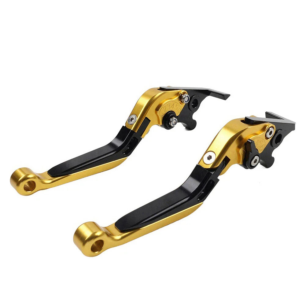 Gold Extendable Brake Clutch Levers for Honda CB599 CB600 CB919 (1998-2006)
