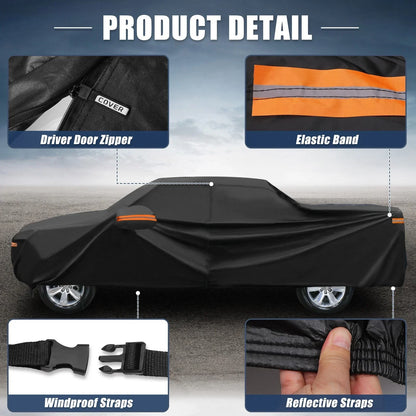 Waterproof 210D-PU Oxford Car Cover for Dodge Ram Crew