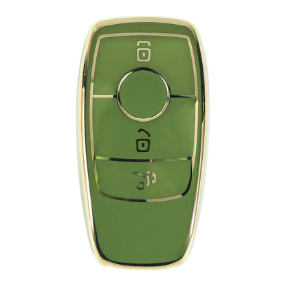 TPU Car Key Case for Mercedes Benz E Class 3 Button (2017-2023)