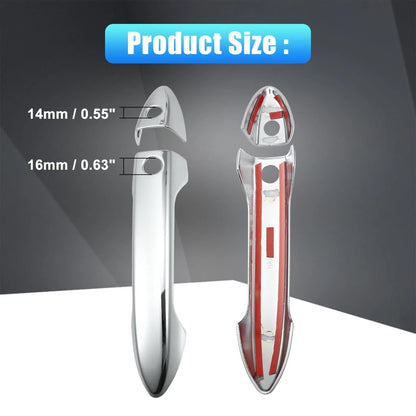 Car Door Handle Cover Trims for Honda Accord (2018-2023) - Keyless Hole, Silver