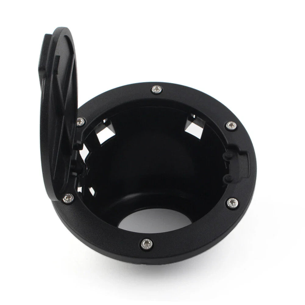 Black Fuel Filler Door Cover for Jeep Wrangler JK (2007-2017)