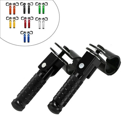 Folding Rearsets Foot Pegs for Motorbike Black CNC