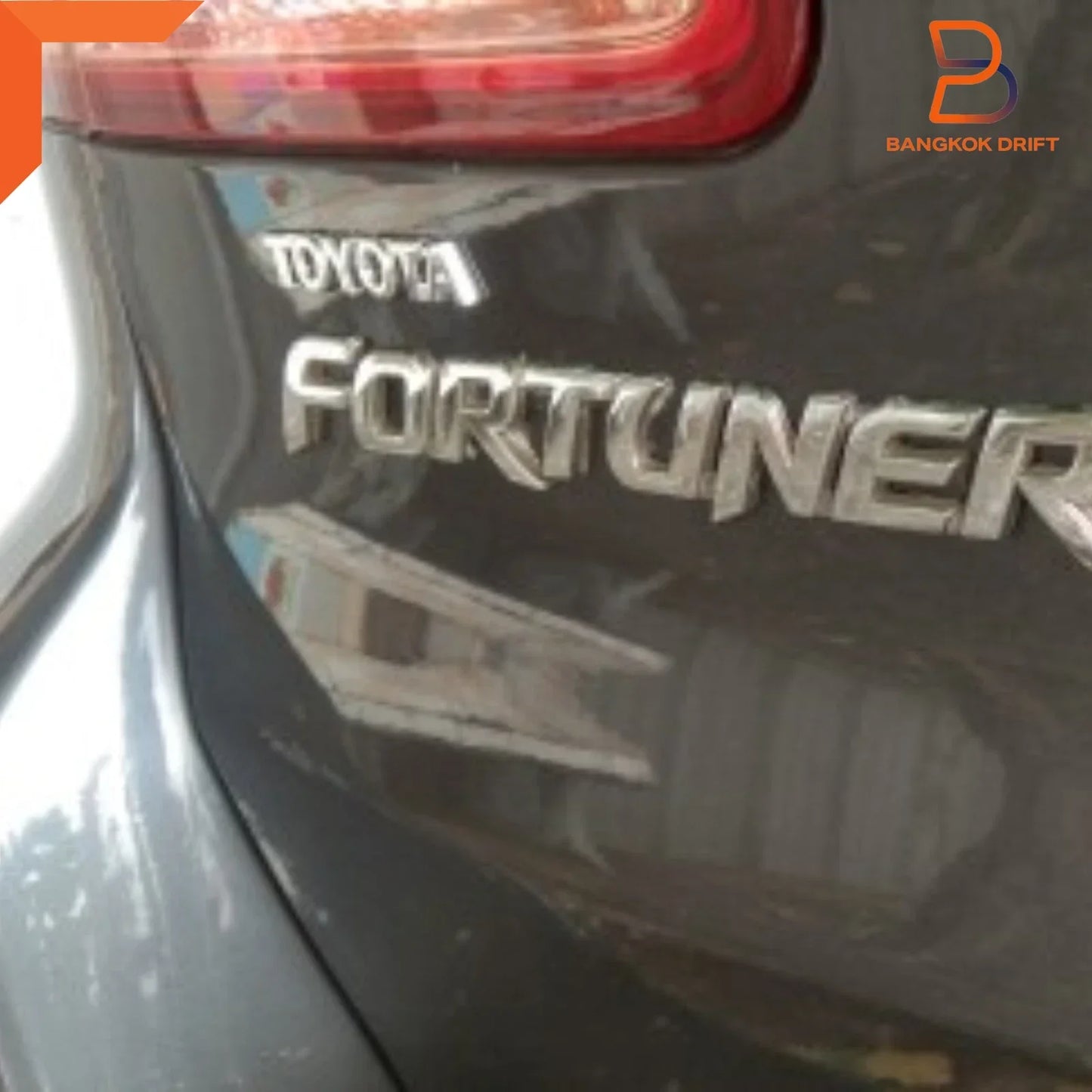 Chrome Plate Back Door Emblem for Toyota Hilux Hiace Innova (2005-2023)