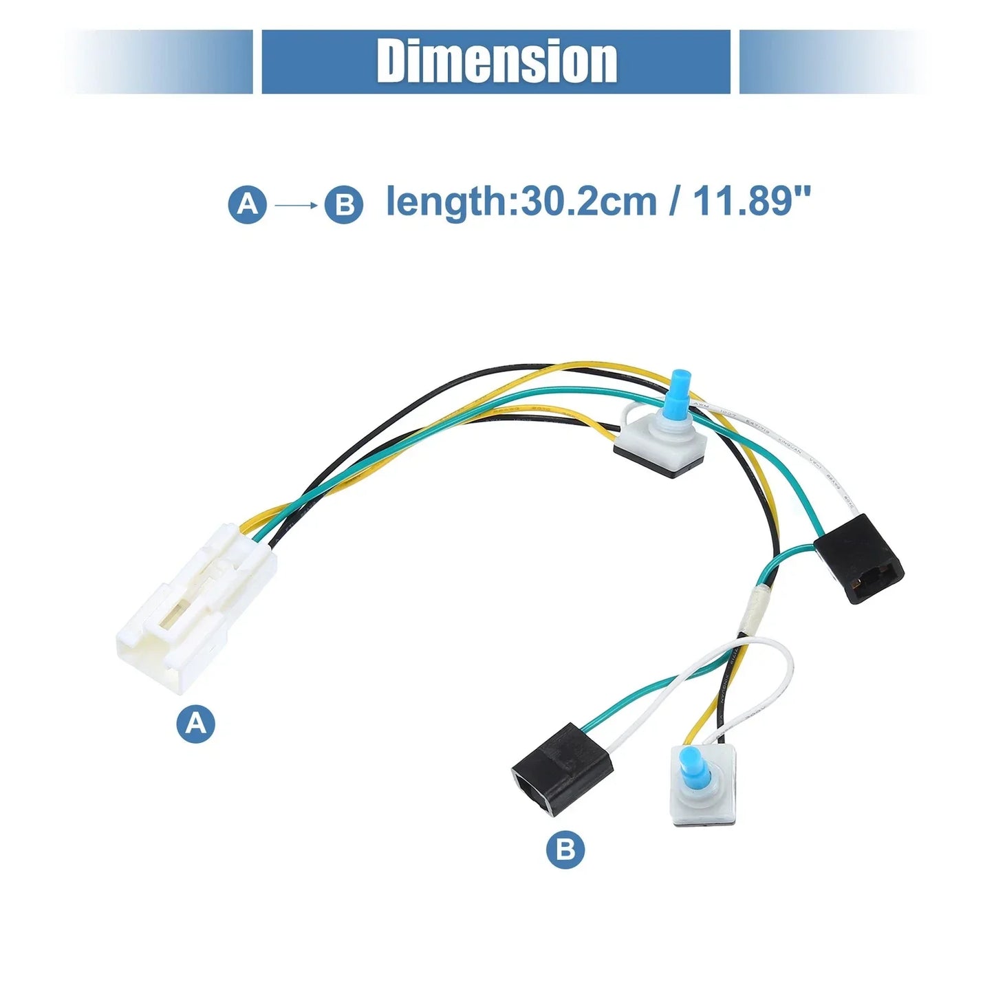 Overhead Console Map Light Wiring with Switches for Dodge Ram (2002-2018)
