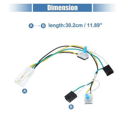 Overhead Console Map Light Wiring with Switches for Dodge Ram (2002-2018)