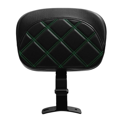 Green Stitching Driver Backrest Pad for Harley Touring Road Glide (2009-2023)