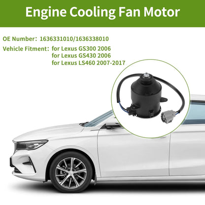 Radiator Fan Motor for Lexus GS300 (2006) - Quiet Engine Cooling Fan