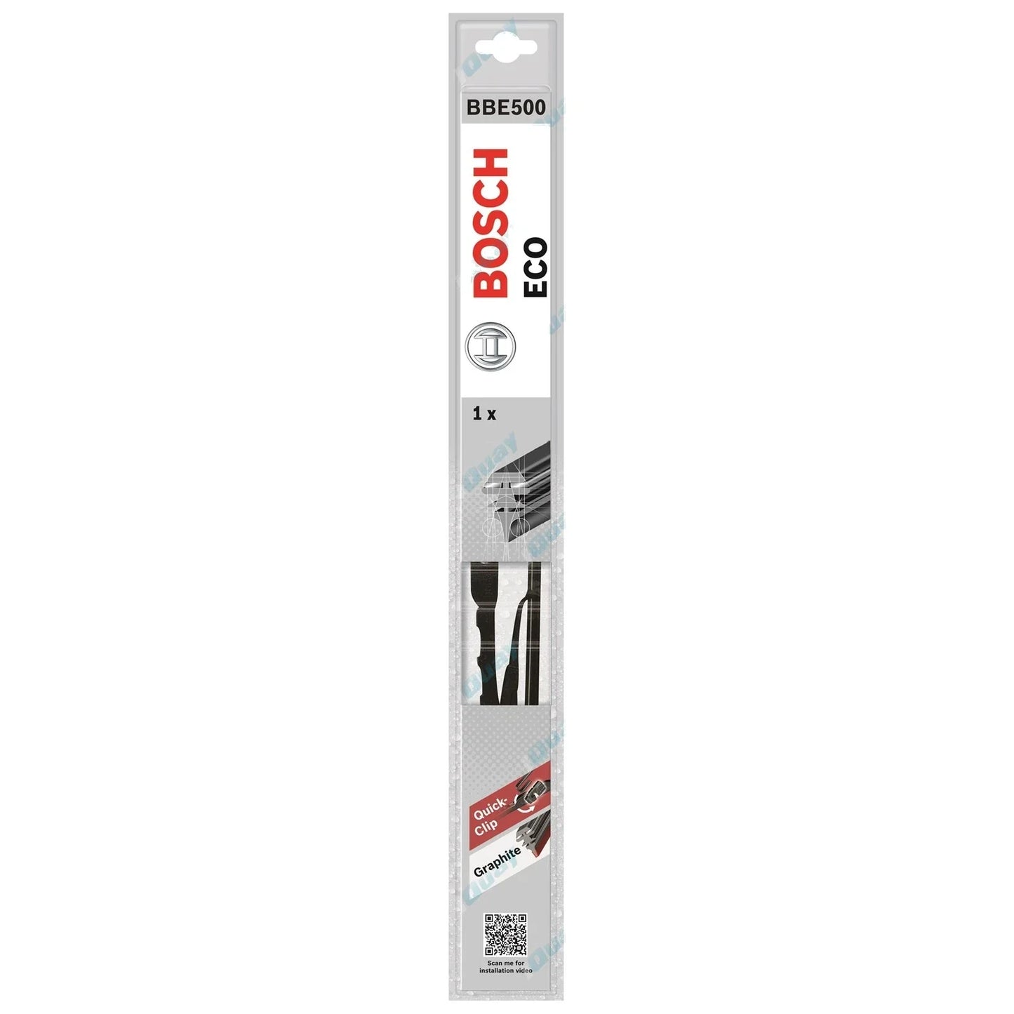 Front Pair Bosch Eco Wiper Blades Set for Nissan Pulsar N13 N14 1987~1995
