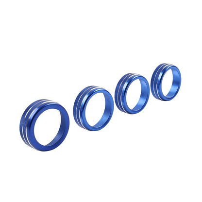 Blue AC Climate Control Knob Trim for Toyota Tacoma (2016-2023)