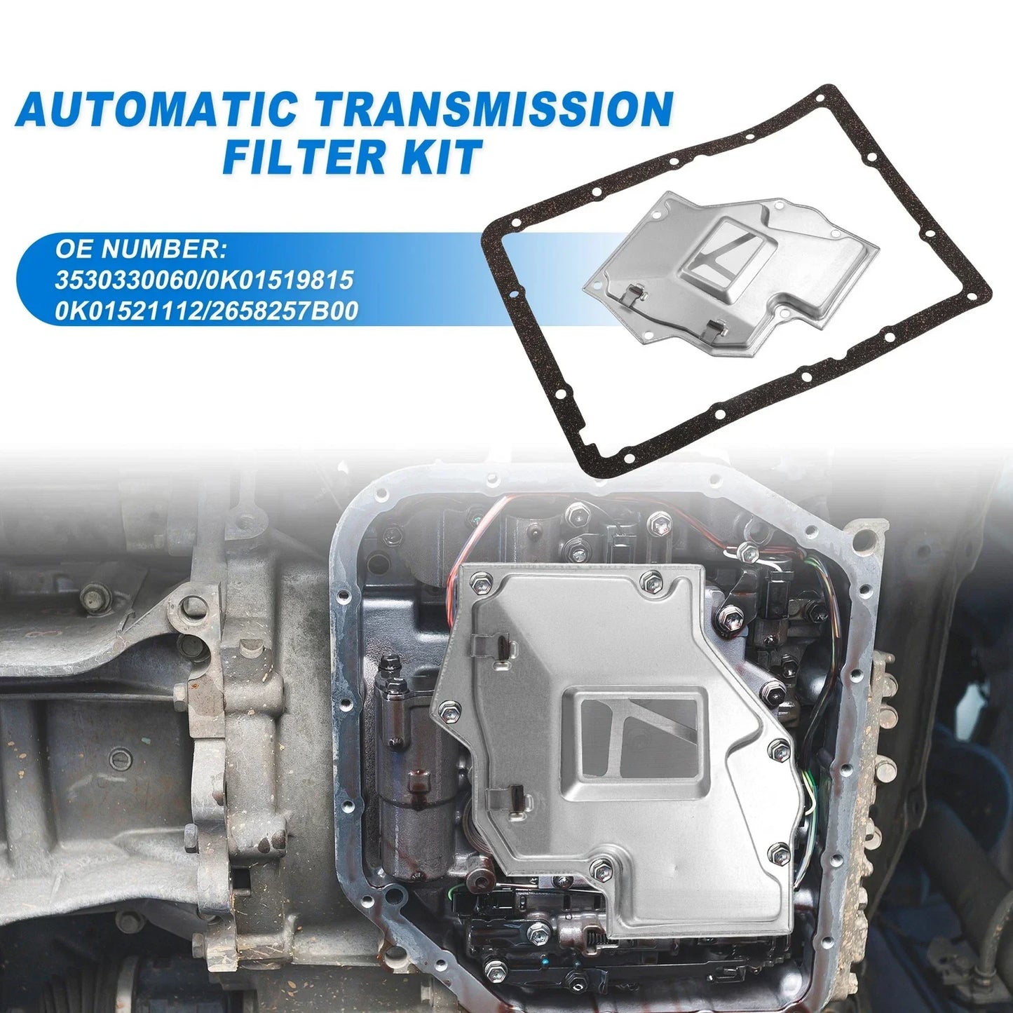 A46DE Transmission Filter & Oil Pan Gasket Kit for Chevrolet (Fits Various Years)