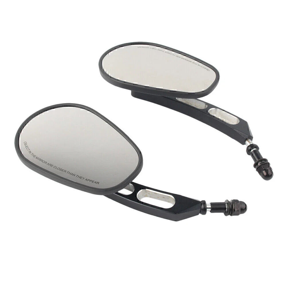Matte Black Rearview Side Mirror for Harley Sportster 883, Softail, Dyna (2004-2023)