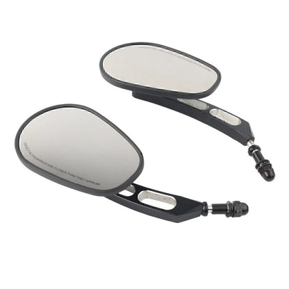 Matte Black Rearview Side Mirror for Harley Sportster 883, Softail, Dyna (2004-2023)