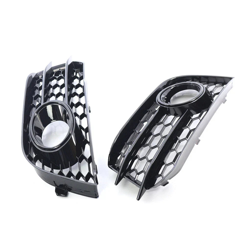 Fog Lamp Grill Cover for Audi A1 2010-2014 ( Gloss Black)