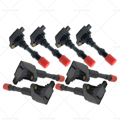 8 x Ignition Coils 3 Pins for Honda Jazz GD GE2 GE3 Civic ES ET (2001-2005)