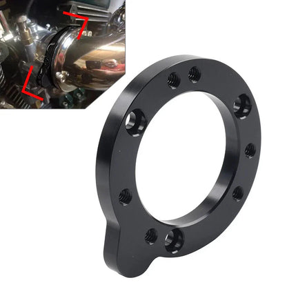 BLK Air Filter Cleaner Adapter Plate for Harley CV & S&S Super E G Carburetor