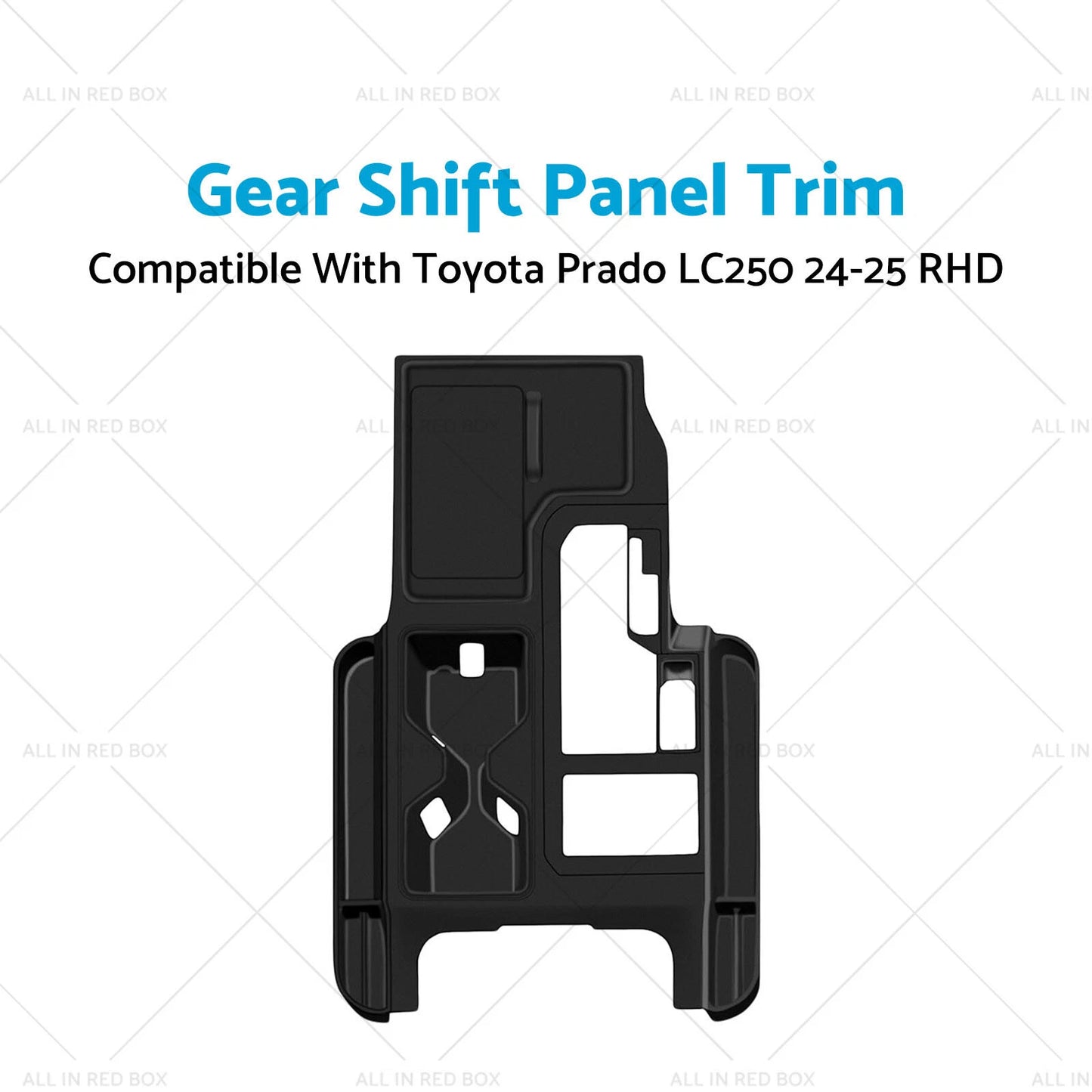 Silicone Rubber Gear Shift Panel Trim for Toyota Prado LC250 (2024-2025)