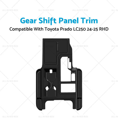 Silicone Rubber Gear Shift Panel Trim for Toyota Prado LC250 (2024-2025)