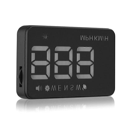 3.5" Universal Car Over Speed Warning Speedometer HUD GPS Display