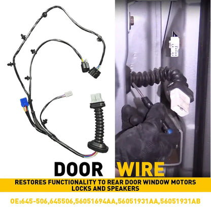 Rear Door Wiring Harness for Dodge Ram 1500 2500 3500 4500 5500 (2002-2023)