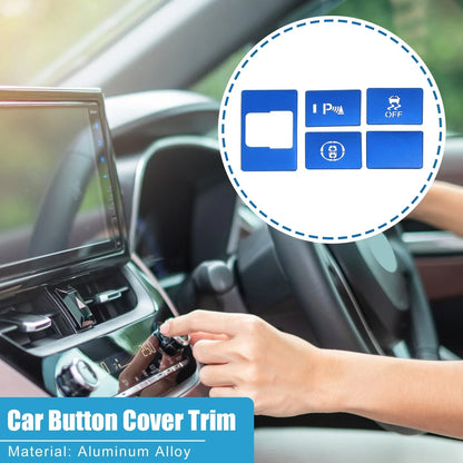 5 x Parking Sensor Panel Button Cover Trim for Honda Civic (2022-2023)