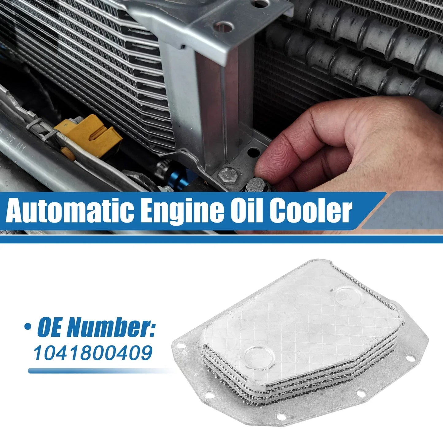 Engine Oil Cooler for Mercedes-Benz W202 1994-1997 (2 x No.1041800409)