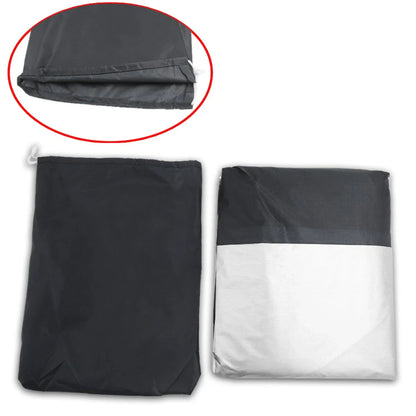 Motorcycle Cover 180T Black/Silver for Honda Goldwing 1100 1200 1500 1800