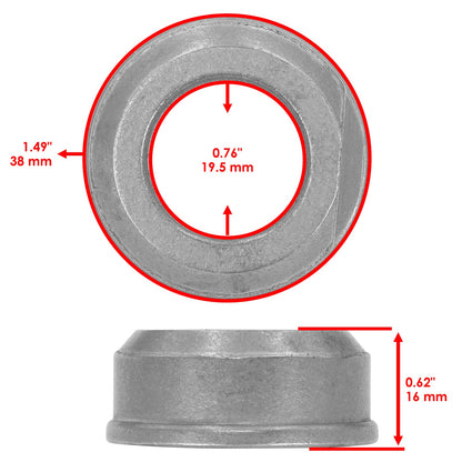 Caster Wheel Roller Bearing and Bushing for Land Pride AFM4016 AFM40200 (2005–2010)