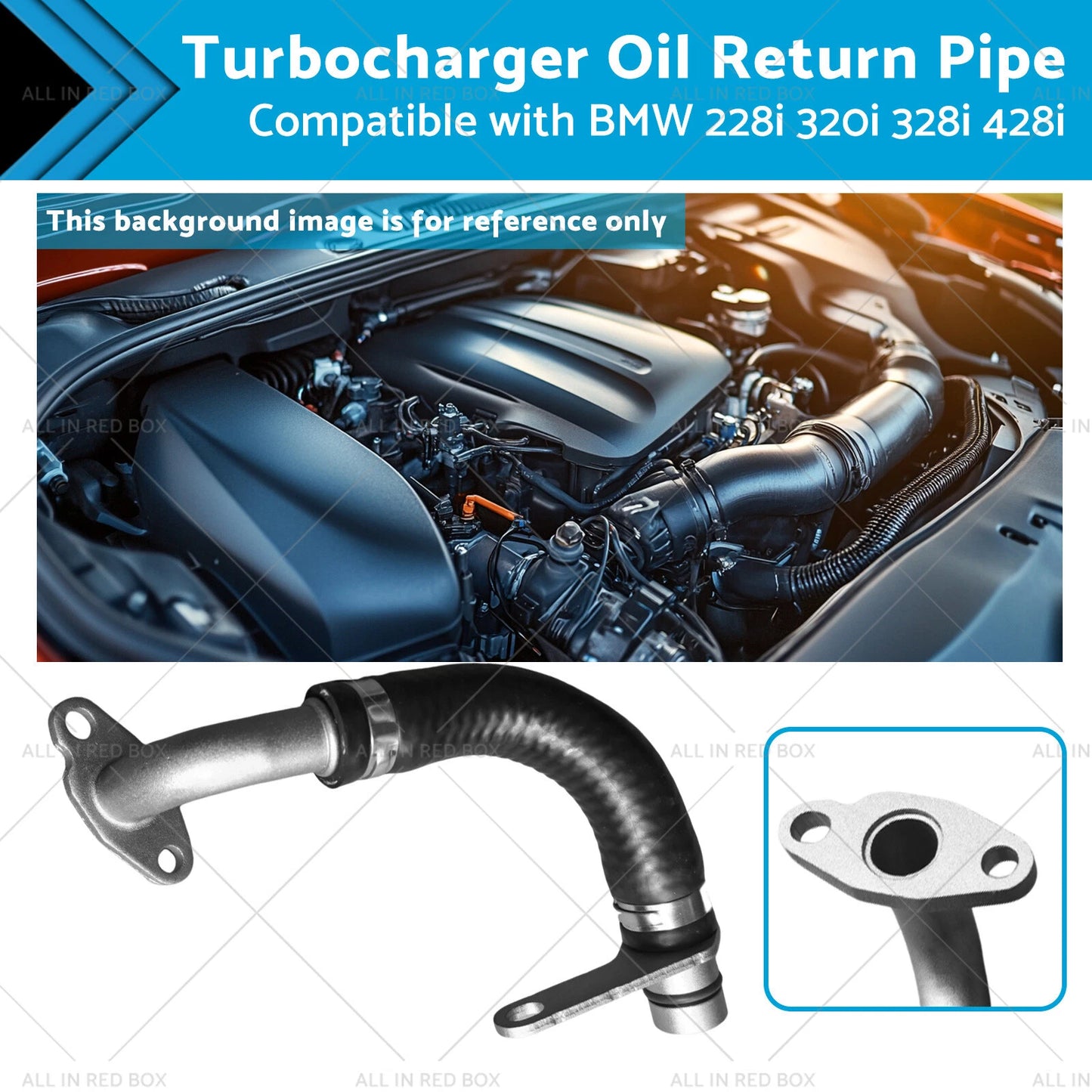 Turbocharger Oil Return Pipe for BMW 228i 320i 328i 428i (2012-2019)