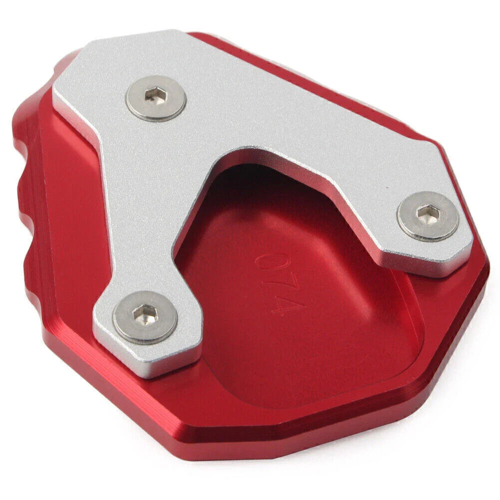 Kickstand Enlarger Plate for HONDA CB500X (2019-2023) - Red CNC Aluminium