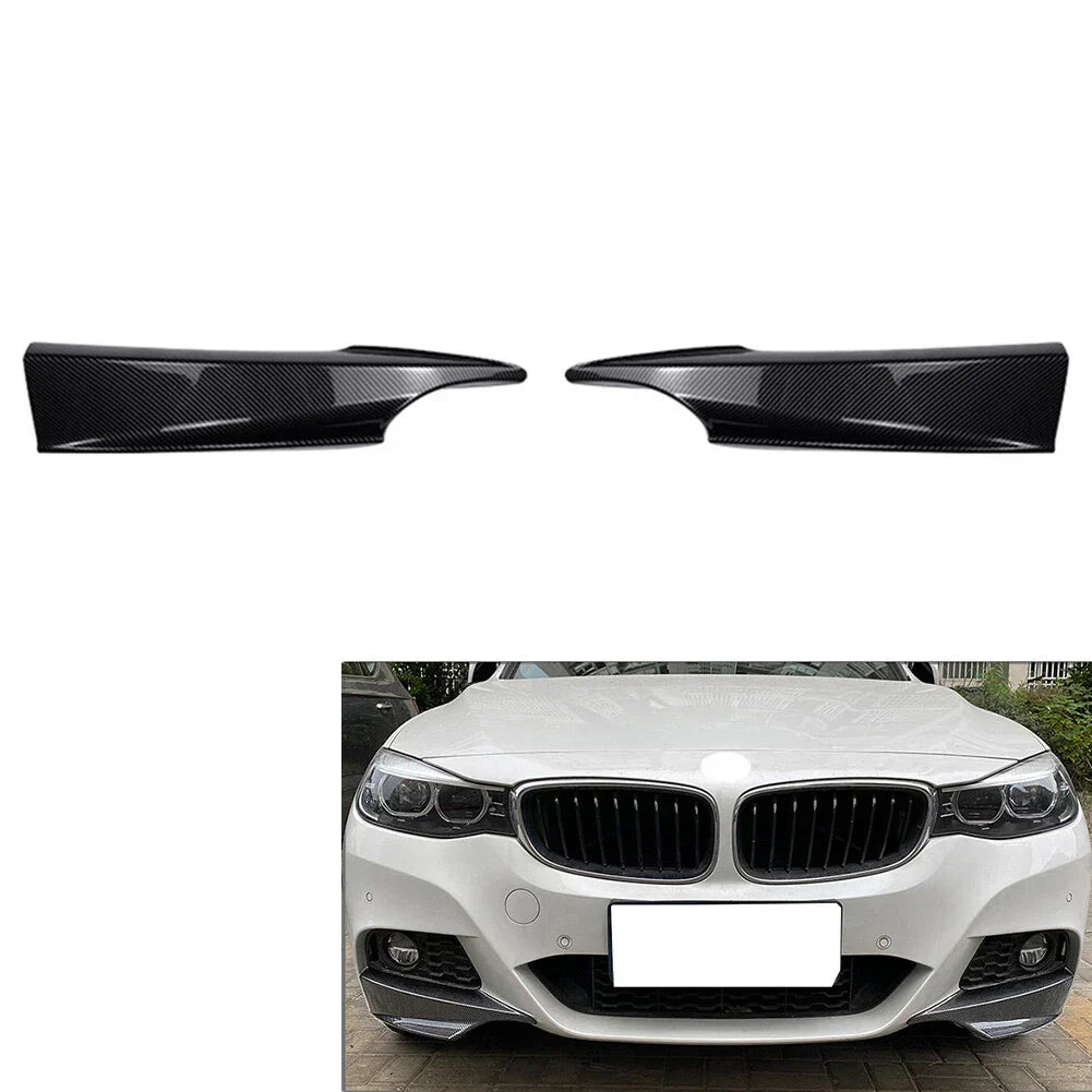 Front Bumper Splitter Lip Canard for BMW 3 Series GT F34 320i 325i (14-19)