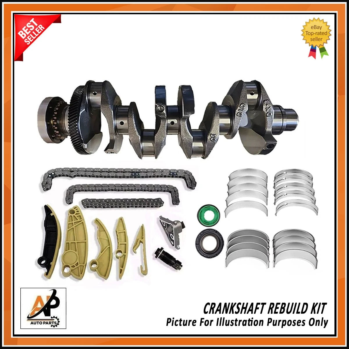 Crankshaft Rebuild Kit Heavy Duty for Jaguar Land Rover 2.0 Diesel (2008–2019)