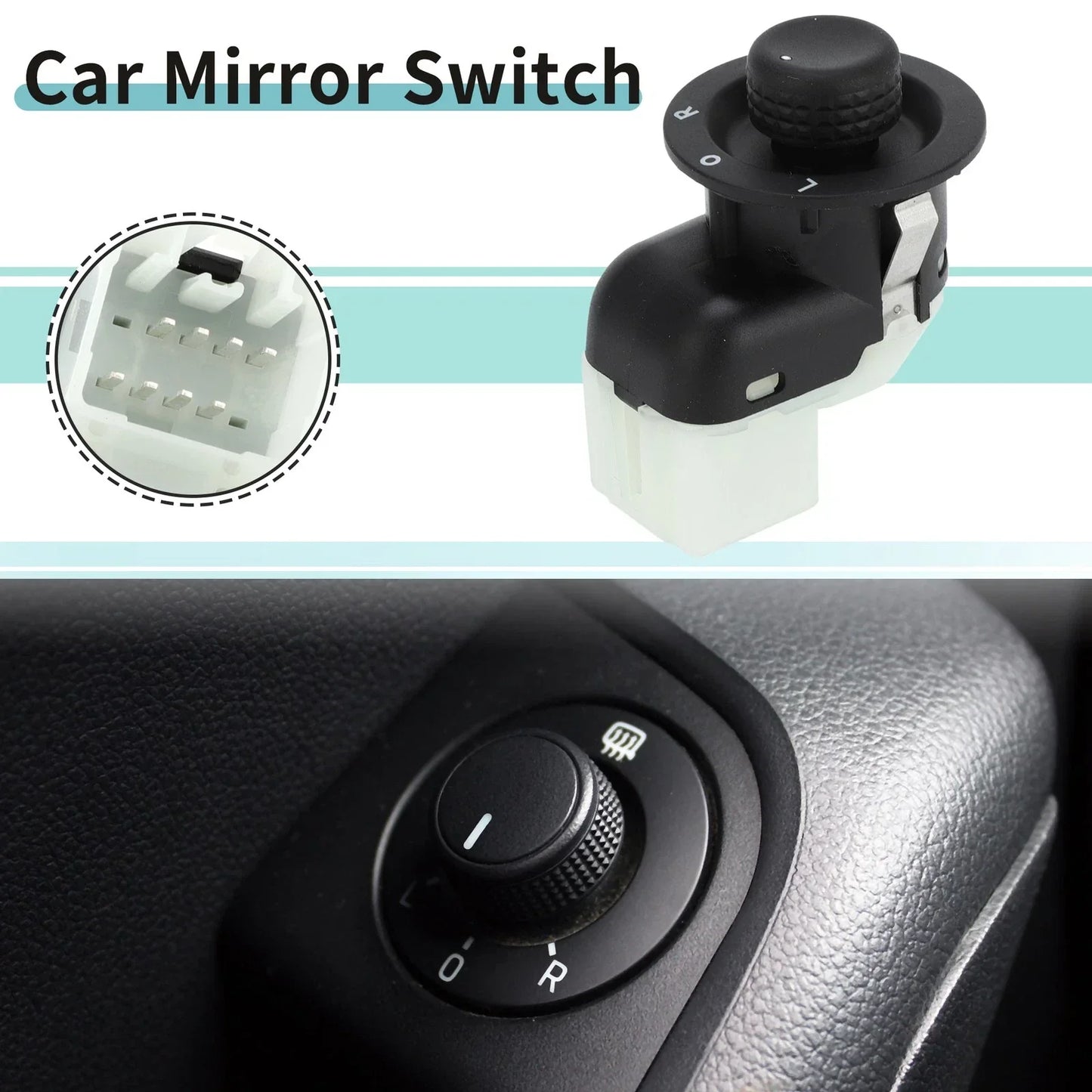 Mirror Switch for Chrysler 300, Dodge Challenger, Jeep (2011-2023)