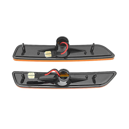1 Pair Yellow LED Front Side Marker Lights for Ford Mustang (2010-2014)