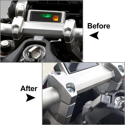 Handlebar Riser Clamp Mount Adapter Titanium for Honda X-ADV 750 (All)