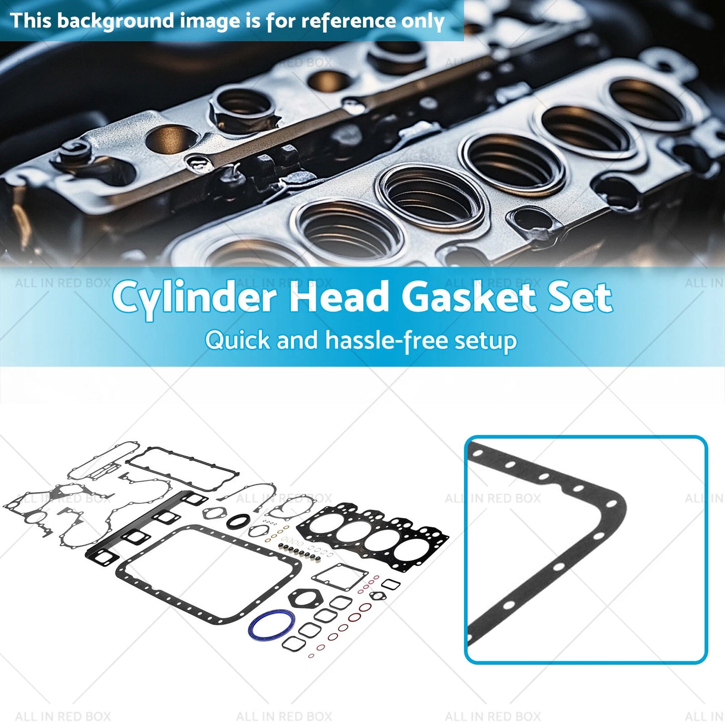 VRS Cylinder Head Gasket Set for Kia K2700, Pregio, CT, J2 (2002-2008)