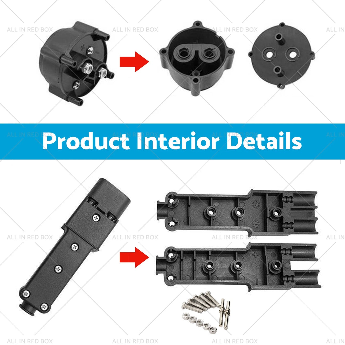 Charger Handle Plug & Receptacle for Yamaha G19 G22 Golf Cart (48V)