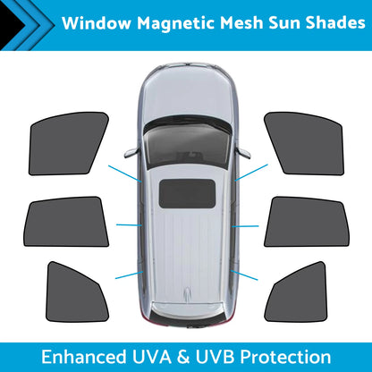 Magnetic Mesh Sun Blind Shades for BMW iX3 (2023-2024)