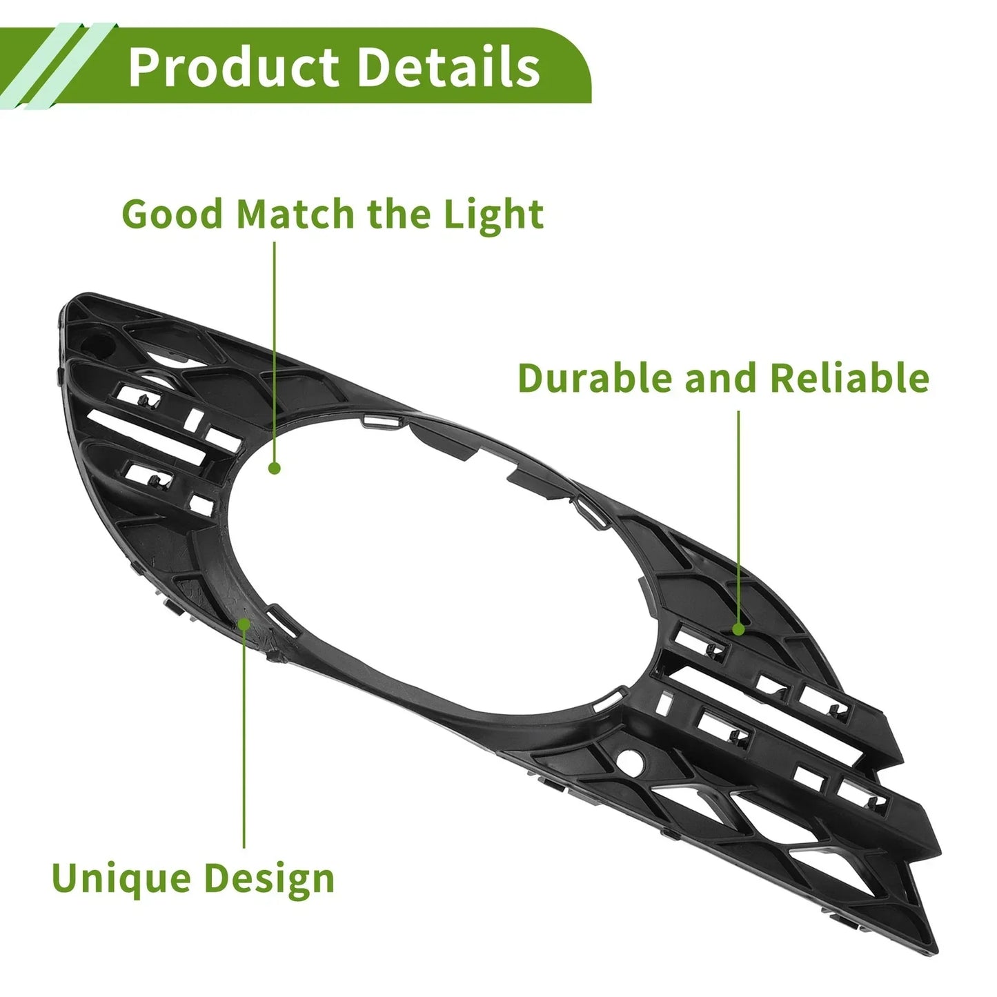 Front Left Fog Light Grill for Mercedes Benz E-Class (2003-2009)