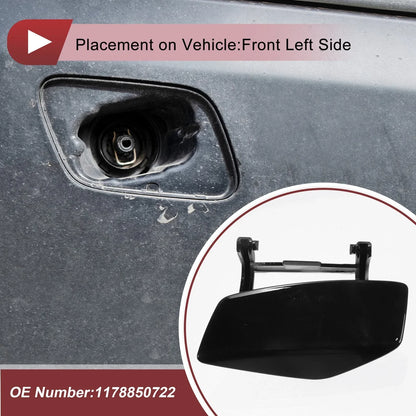 Front Left Washer Nozzle Cover for Mercedes-Benz CLA250 (2014-2019) Black