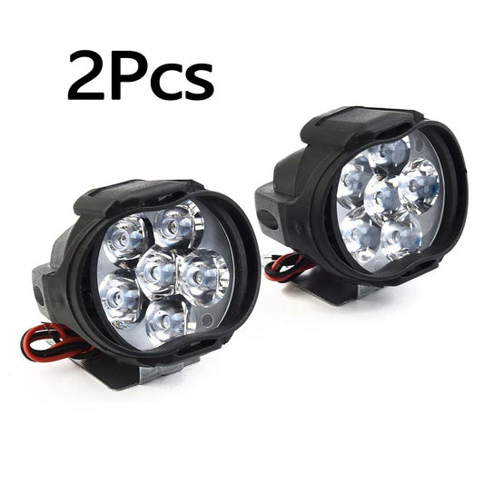 2 x Car Headlights Spot Fog Lights 6-LED Waterproof Work Lamp 12V for ATV