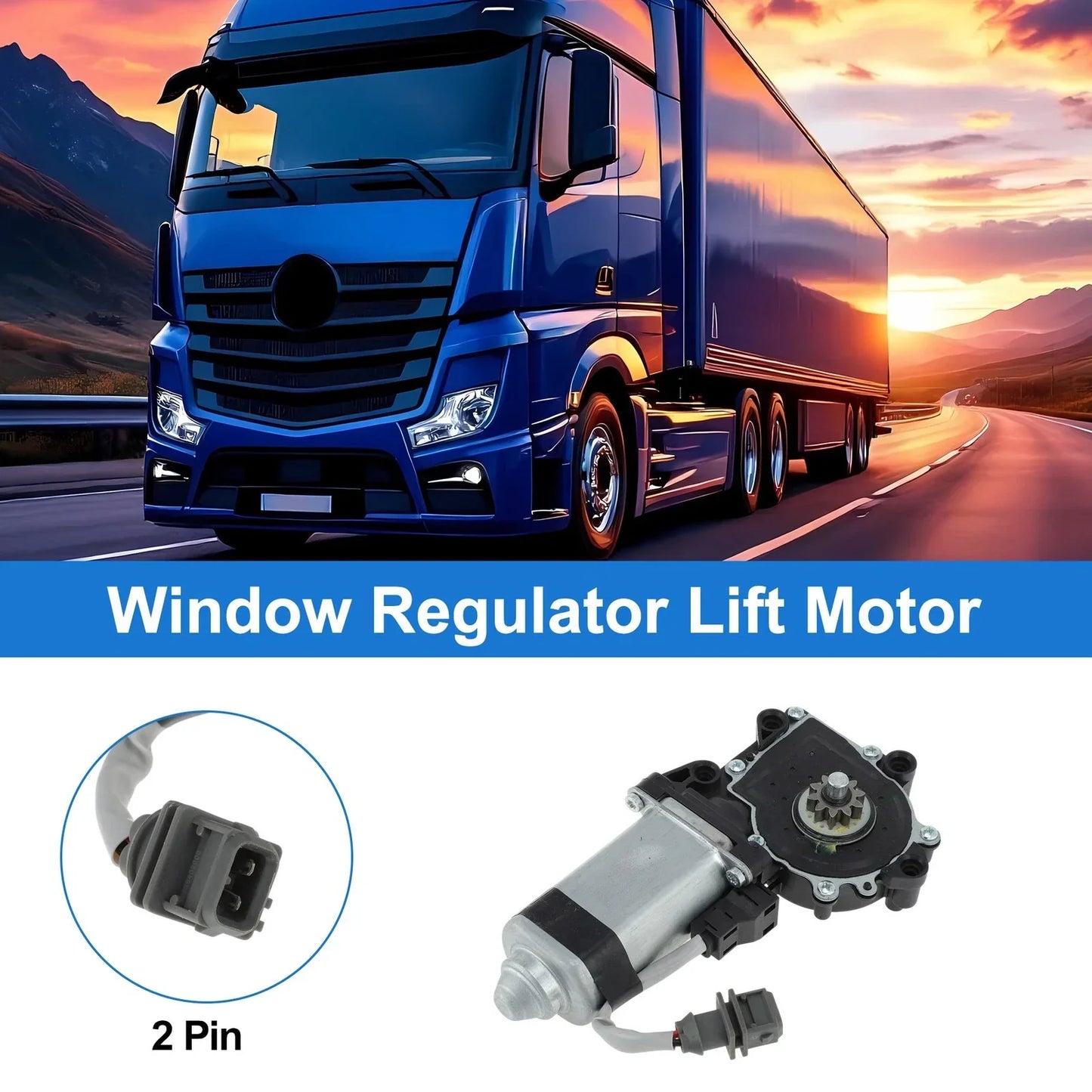 Power Window Regulator Lift Motor for Mercedes-Benz Actros Truck (2002-2023)