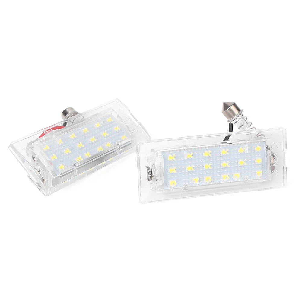 LED License Plate Lights for BMW X5 E53, X3 E83 (2003-2009)