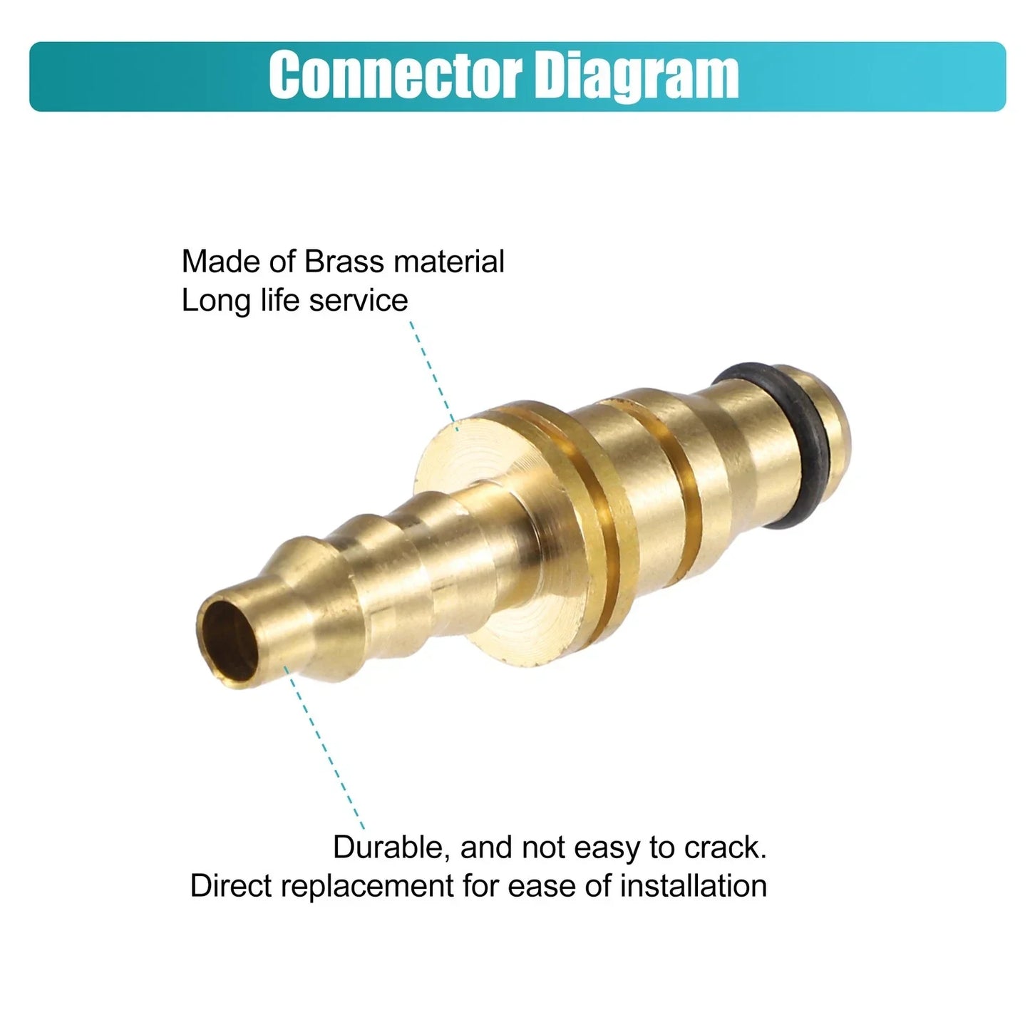 Engine Coolant Hose Connector for Mercedes C-Class CLK S-Class (2001-2010)