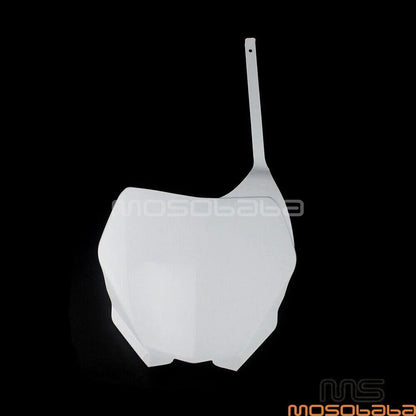 White Front Number Plate for Yamaha YZ 125 250 250F 450F WR250F WR450F