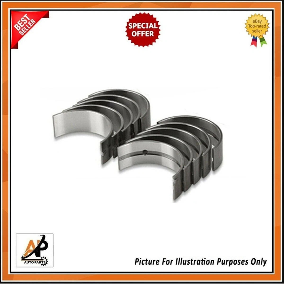Crankshaft Main Bearings for Ford Galaxy III CK 2.0 EcoBlue (2011–2015)